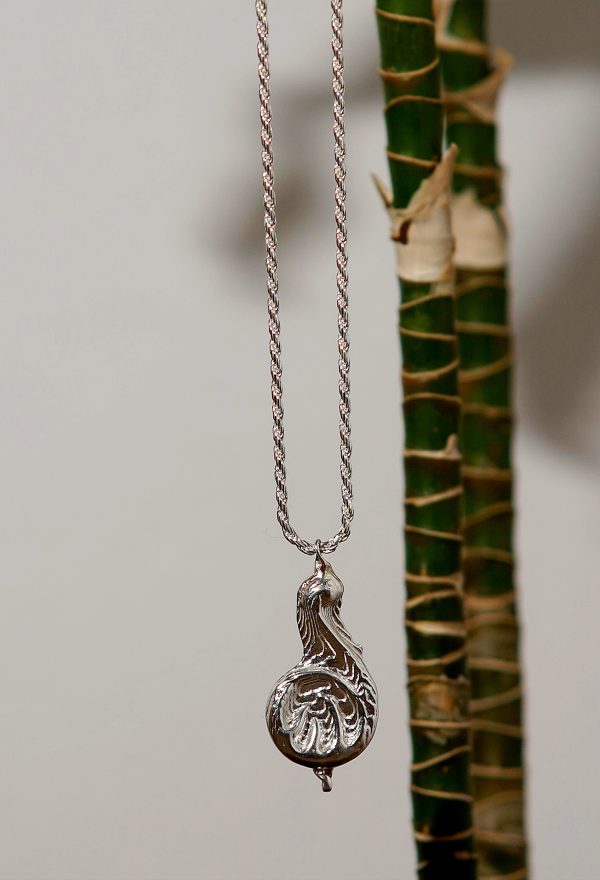 Colgante “Caracol”, plata del ley 925, 8,45 gramos, 4*1,7 cm - Imagen 3