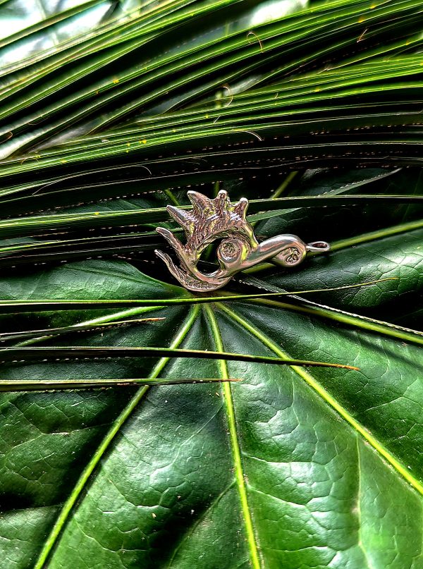 Colgante “Caracol”, plata del ley 925, 8,45 gramos, 4*1,7 cm - Imagen 4
