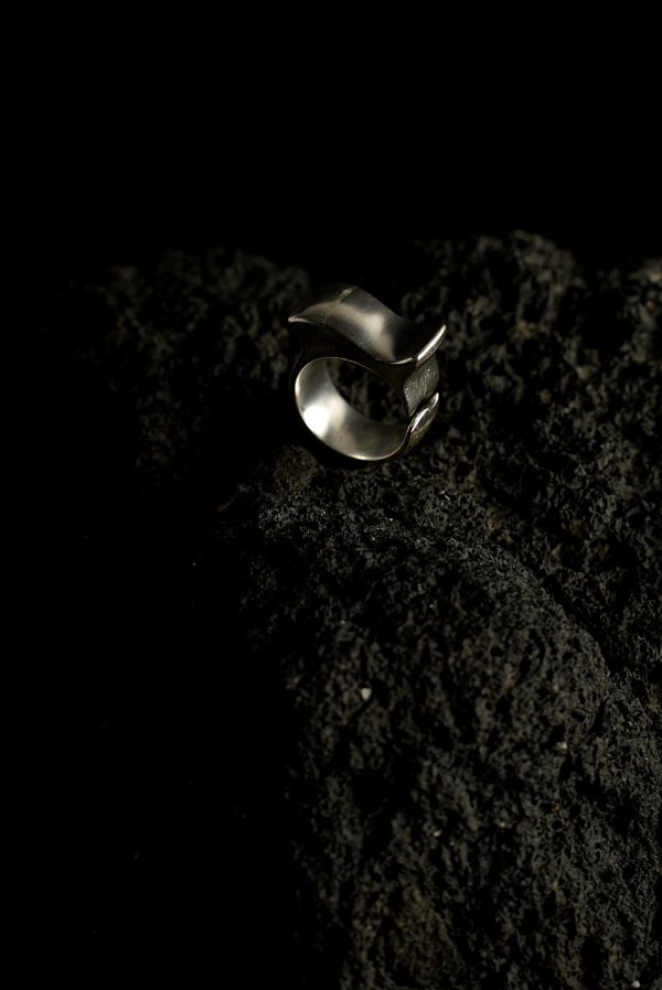 El anillo «Ola», plata de ley 925, 17,4 gramos - Imagen 2