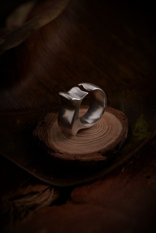 El anillo «Ola», plata de ley 925, 17,4 gramos - Imagen 4