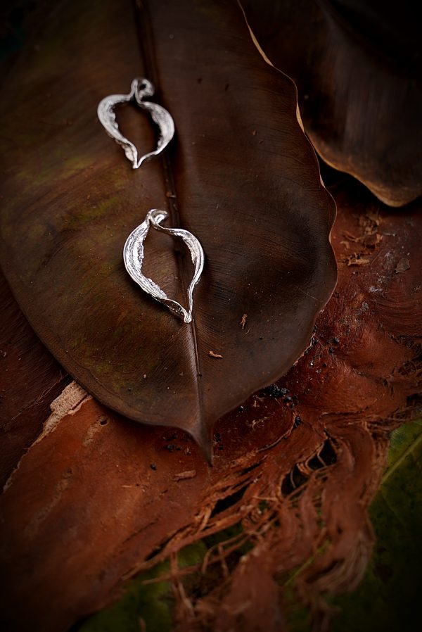 Colgante orgánico “»Raíces del Corazón», plata de ley 925, 6,9 gramos, 5*3 cm