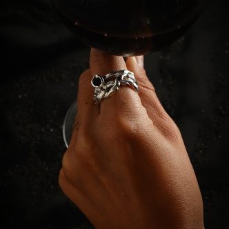 Anillo ramas grande Nro 3, 15 gramos